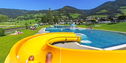 Ausflug mit Kindern - Bad: Freibad - Wasserrutsche für groß und klein - Hinkelsteinbad Piesendorf