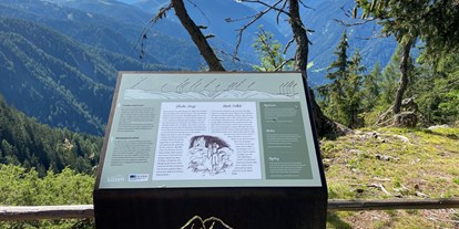 Ausflug mit Kindern - Trentino-Südtirol - Sagenwanderung über die Lüsner Alm - Aussichtspunkt Tulper Gampis - Sagenhafte Familienwanderung über die Lüsner Alm