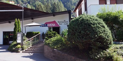 Ausflug mit Kindern - Trentino-Südtirol - Eingangsbereich zur SportArena Passeier - SportArena Passeier