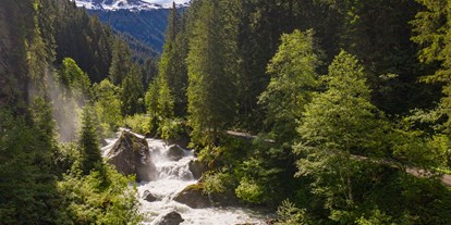 Ausflug mit Kindern - Ausflugsziel ist: ein Weg - Vorarlberg - Die "wilde Litz" im Silbertal im Montafon - Der Sagenwanderweg (Sagenweg) vom Kristberg ins Silbertal