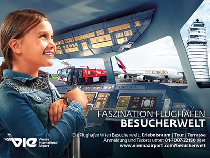Ausflug mit Kindern - Österreich - Flughafen Wien - Besucherwelt