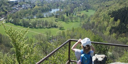 Ausflug mit Kindern - Vogtland - Blick vom Weißen Kreuz auf den Fürstlich Greizer Park - Ringweg um Greiz