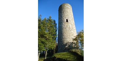 Ausflug mit Kindern - Vogtland - Der 30m hohe Aussichtsturm "Alter Turm" in unmittelbarer Nähe des städtischen Museums, ist Wahrzeichen der Stadt. Von seiner Plattform aus hat man einen wunderbaren Rundblick auf Bad Lobenstein sowie auf benachbarte Orte und in die Ferne. - Alter Turm Bad Lobenstein