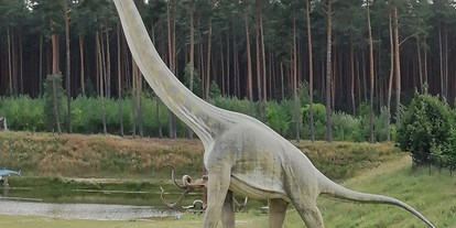 Ausflug mit Kindern - Ruppiner Seenland - Dinos in echter Größe - Der Dinosaurierpark - Ferienpark Germendorf