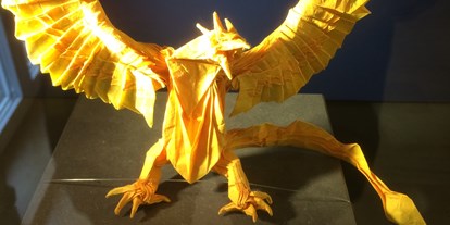 Ausflug mit Kindern - Ausflugsziel ist: ein Museum - Phönix aus der Sonderausstellung zu Origami - Mathematikum