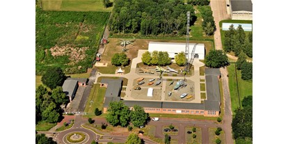 Ausflug mit Kindern - Göhren-Lebbin - Luftaufnahme des Museums - Luftfahrttechnisches Museum Rechlin