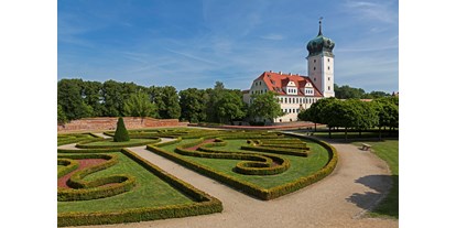 Ausflug mit Kindern - Ausflugsziel ist: ein sehenswerter Ort - Barockschloss Delitzsch mit Barockgarten - Barockschloss Delitzsch