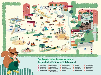 Ausflug mit Kindern - Witterung: Schönwetter - Bubenheimer Spieleland 
