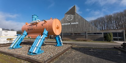 Ausflug mit Kindern - Greifswald - Die erste Deutsche Unterwasserstation "BAH-I" befindet sich auf dem Gelände des NAUTINEUMs - NAUTINEUM Stralsund