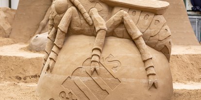 Ausflug mit Kindern - Lübeck - Sandskulpturen Travemünde