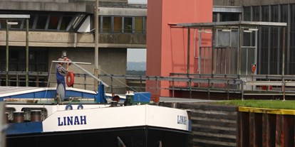 Ausflug mit Kindern - Flusslandschaft Elbe - Schiffshebewerk Scharnebeck
