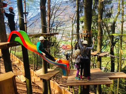 Ausflug mit Kindern - Ausflugsziel ist: ein Spielplatz - Kletterwald Ossiacher See