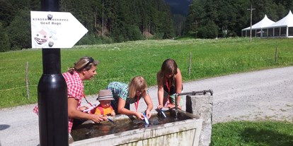Ausflug mit Kindern - Vorarlberg - "Muntafuner Gagla Weg" ist Montafonerisch und heißt übersetzt "Montafoner Kinderwege" - Gaglaweg (Kinderwanderweg) Silbertal im Montfon