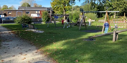Ausflug mit Kindern - Region Mondsee - Schaukeln - Mondsee Spielplatz