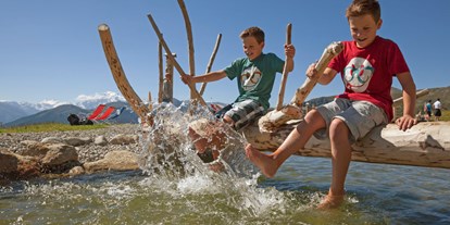Ausflug mit Kindern - Vinschgau - Der Spielesee am Watles - Erlebnisberg Watles