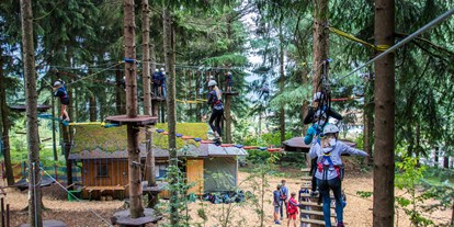Ausflug mit Kindern - Hochseilgarten Kirchschlag Ralf & Walter / Kletterpark