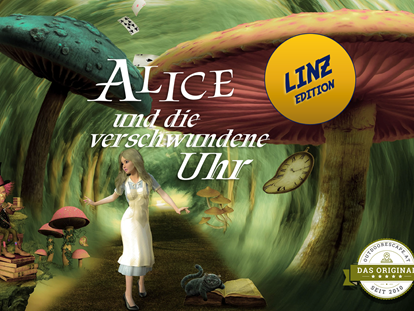 Ausflug mit Kindern - Oberösterreich - Outdoor Escape - Alice und die verschwundene Uhr  - Linz Edition