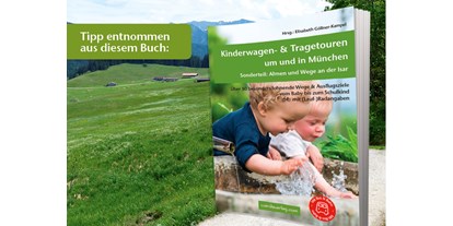 Ausflug mit Kindern - Bayern - Die Wanderung ist diesem Buch entnommen. Hier findest du weitere hilfreiche Details und Tipps für Familienwanderungen. - Zum Windachsee in Hofstetten