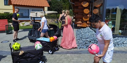 Ausflug mit Kindern - Vorpommern - FOOTGOLF – Ein Traum-Mix aus Golf & Fußball im Golfpark Strelasund