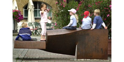 Ausflug mit Kindern - Bayern - Skulpturen überall in der Stadt - für Groß und Klein - Hohenzollernresidenz Ansbach