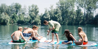 Ausflug mit Kindern - Oberösterreich - Stand up Paddling - Wakeboard- und Wasserskilift Ausee Cable