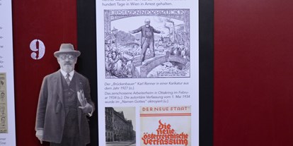 Ausflug mit Kindern - Wiener Alpen - Ausstellungsstücke Renner - Renner Museum für Zeitgeschichte