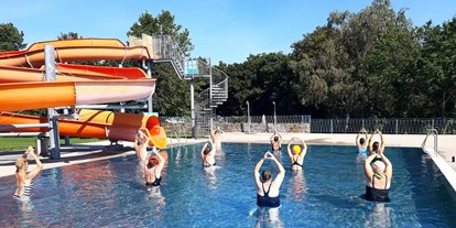 Ausflug mit Kindern - Krems an der Donau - Jeden Donnerstag vormittags heißt es Wassergymnastik  - Erlebnis-Freibad Eggenburg 