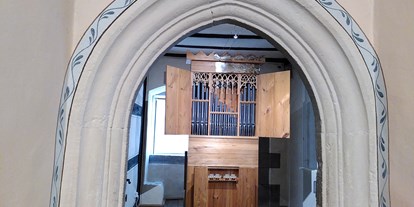 Ausflug mit Kindern - Rhön - Einmalige Rekonstruktion einer Orgel von 1350 - Orgelbaumuseum Schloss Hanstein e. V.