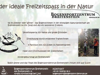 Ausflug mit Kindern - TOP Ausflugsziel 2023 - Bogensportzentrum Breitenstein