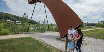 Ausflug mit Kindern - Bayerischer Wald - Kunst am Drachensee - Drachensee bei Furth im Wald