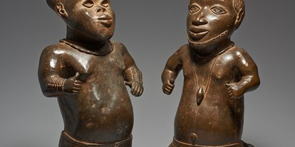 Ausflug mit Kindern - Wien - Zwei Hofzwerge, Königreich Benin, Nigeria, 14./15. Jahrhundert Weltmuseum Wien - Weltmuseum Wien
