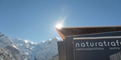 Ausflug mit Kindern - Trentino-Südtirol - Besucherzentrum naturatrafoi des Nationalparks Stilfserjoch  - Nationalparkhaus naturatrafoi
