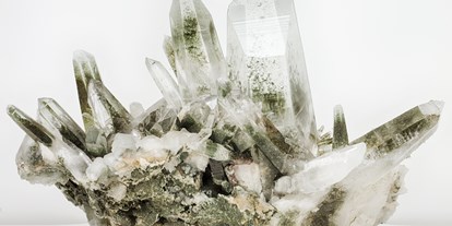 Ausflug mit Kindern - Trentino-Südtirol - Bergkristall mit Chlorit - Mineralienmuseum Kirchler