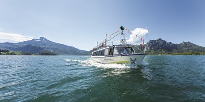 Ausflug mit Kindern - Mondsee - Ausflugsschiff "Herzog Odilo" am Mondsee - Mondsee Schifffahrt Hemetsberger