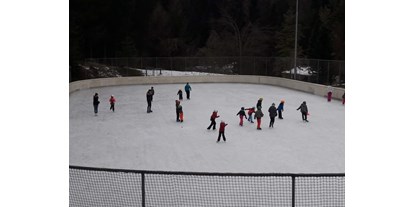 Ausflug mit Kindern - Dolomiten - Eislaufplatz Kantun in Tiers am Rosengarten
