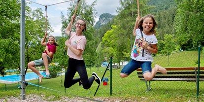 Ausflug mit Kindern - Bad: Freibad - Anschließender  Spielplatz - Waldbad Dellach im Drautal