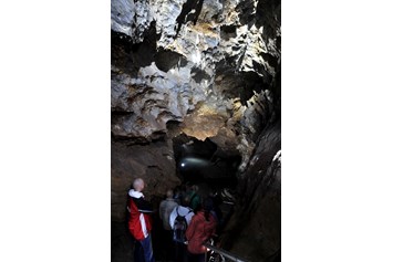 Ausflugsziel: Faszinierende Beleuchtung bringt die Besonderheiten der Höhlen zur Geltung - Drachenhöhle Syrau