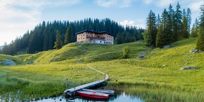 Ausflug mit Kindern - Vorarlberg - Ruderbootfahren am Körbersee
