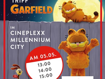 Ausflug mit Kindern - Wiener Neudorf - TRIFF GARFIELD IM CINEPLEXX MILLENNIUM CITY