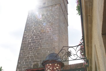 Ausflugsziel: Der Grauturm, das mittelalterliche Stadttor, kann auch besichtigt werden. - Heimatmuseum Ebern