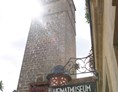 Ausflugsziel: Der Grauturm, das mittelalterliche Stadttor, kann auch besichtigt werden. - Heimatmuseum Ebern