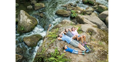 Ausflug mit Kindern - Rheinland-Pfalz - An den Irreler Wasserfällen - Die "Teuflische Acht" - Naturparkzentrum Teufelsschlucht