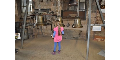 Ausflug mit Kindern - Rheinland-Pfalz - Drei Glocken - anschlagen, hören, fühlen, ausprobieren und mitmachen ist erwünscht in unserem Museum. - Museum Glockengießerei Mabilon
