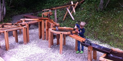 Ausflug mit Kindern - Tirol - Wasserspiel - Naturerlebnisweg Mitteregg