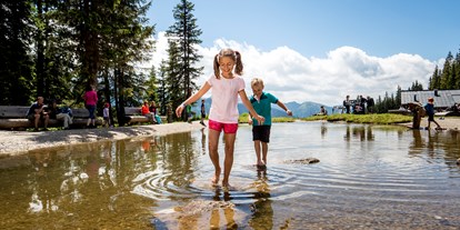 Ausflug mit Kindern - Schladming-Dachstein - Wasserwelt im Hopsiland - Planai Seilbahn