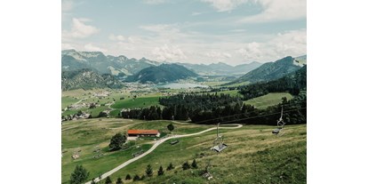 Ausflug mit Kindern - Tiroler Unterland - Aussicht vom Zahmer Kaiser Restaurant auf den Walchsee - Zahmer Kaiser Restaurant