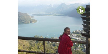 Ausflug mit Kindern - Salzburg - Mit den größeren Kinder kann man zum Aussichtsplatz Plombergstein weitergehen.  - Steinklüfte und Plombergstein