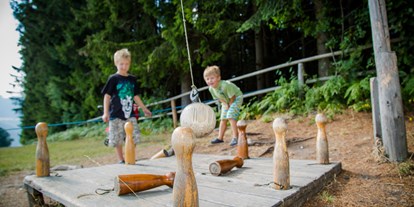 Ausflug mit Kindern - Hochsteiermark - Kegelplatz - Wald der Sinne