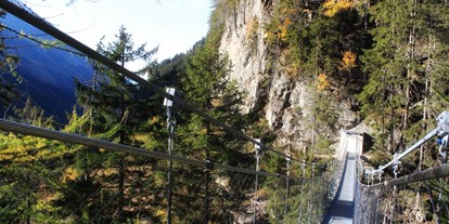 Ausflug mit Kindern - Schladming-Dachstein - die aufregende Hängebrücke  - National Geographic Themenweg Wilde Wasser