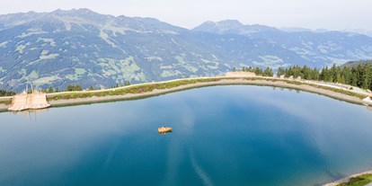 Ausflug mit Kindern - Tirol - Übersicht See - Fichtensee auf der Rosenalm